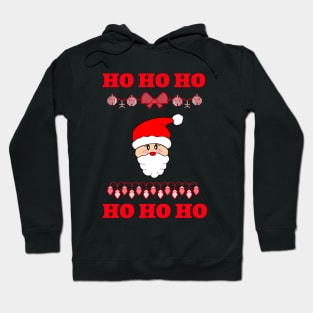 Ugly Christmas Sweater Funny Santa Clause Hoodie